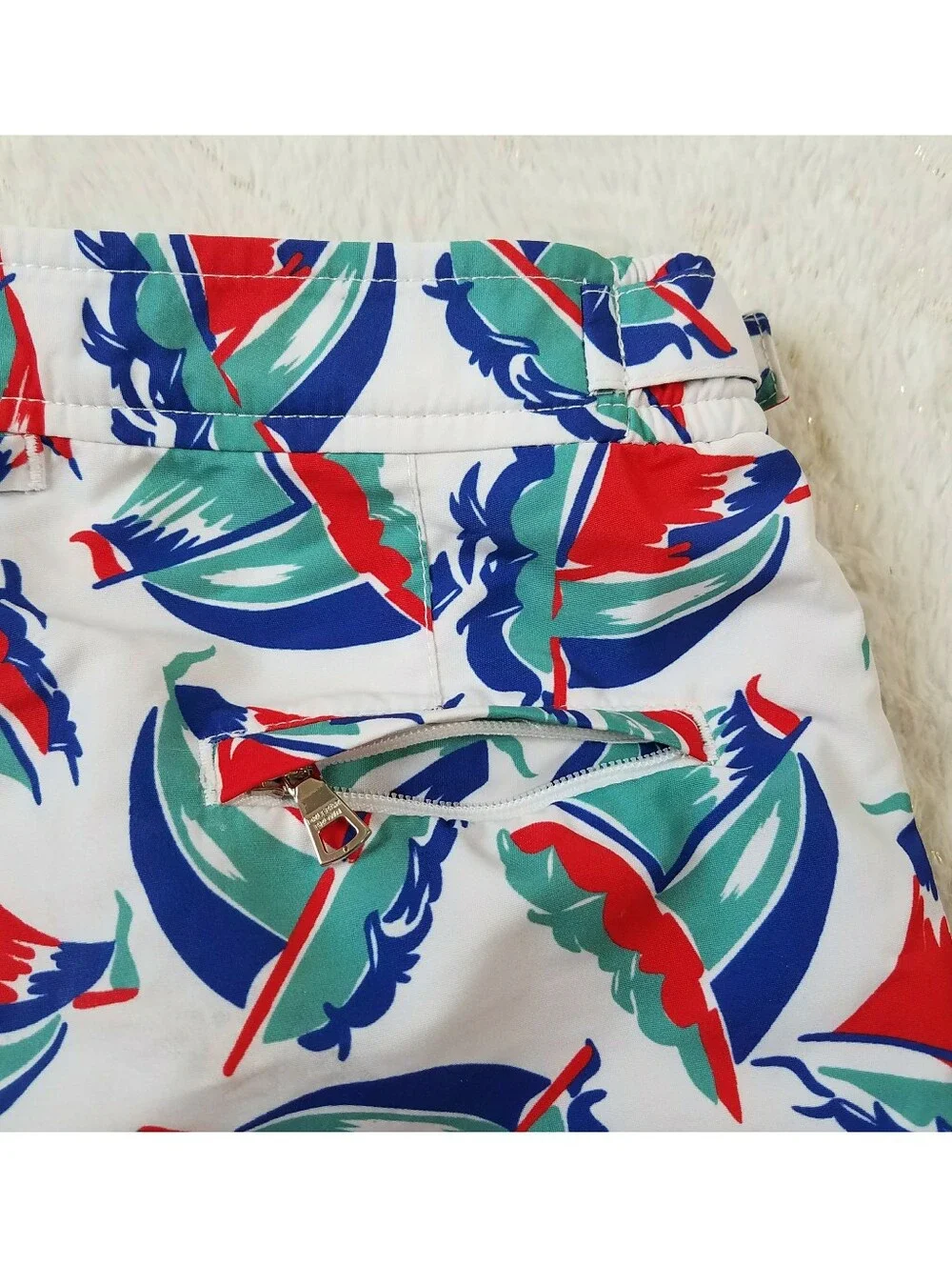 Orlebar Brown Kid's Swim Trunks w/Bag
